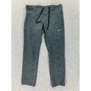 Nike Compression 3/4 Length Running Training Tights Pants (Women's‎ Small) Gray